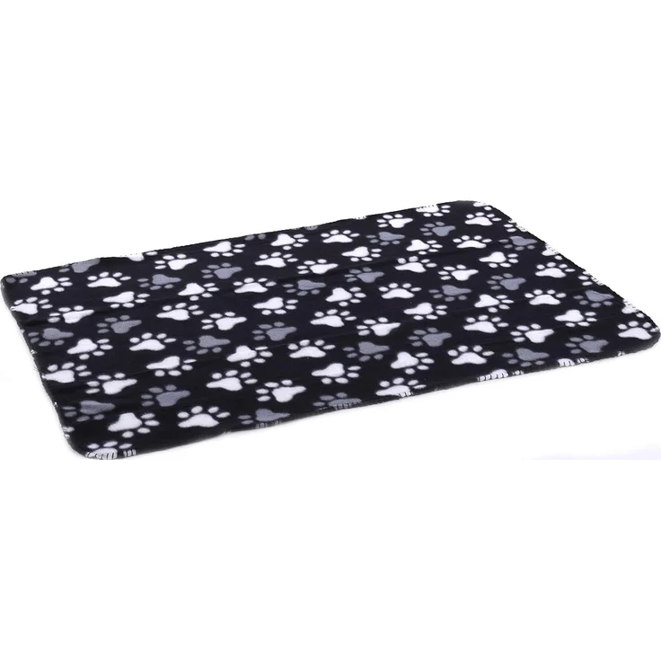 Flamingo Fleecedecke Esma rechteckig schwarz/weiß, Maße: 100 x 150 cm – Bild 1