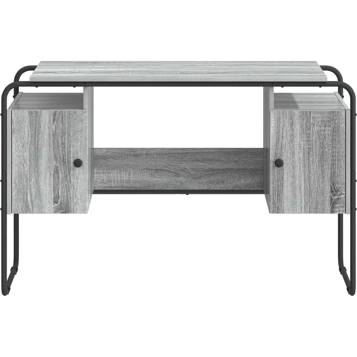 vidaXL Schreibtisch mit Stauraum Sonoma-Grau 120 x 50,5 x 75,5 cm 8008041 – Bild 4