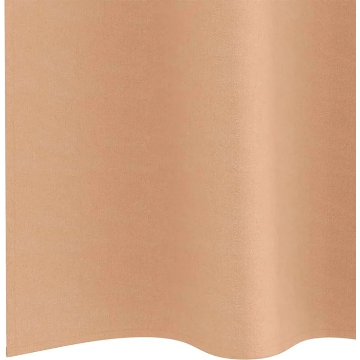 Verdunkelungs-Vorhänge | für Wohnzimmer & Schlafzimmer mit Ringen 2 pcs Hellbraun 225 x 140 cm – Bild 6