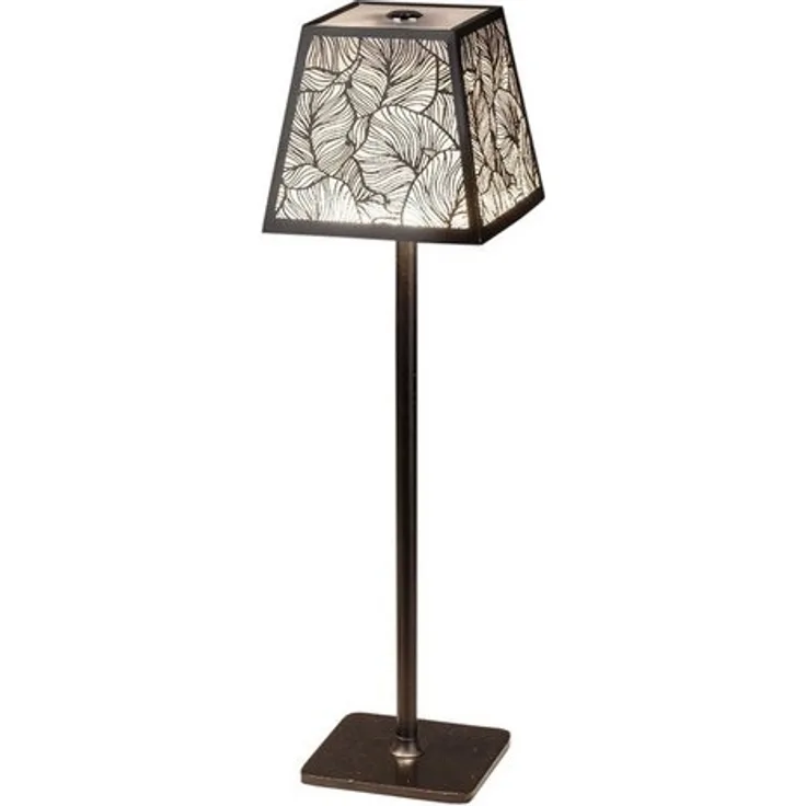 formano Moderne LED Stehlampe Blätter Touch-Funktion USB-Ladefunktion Tischlampe