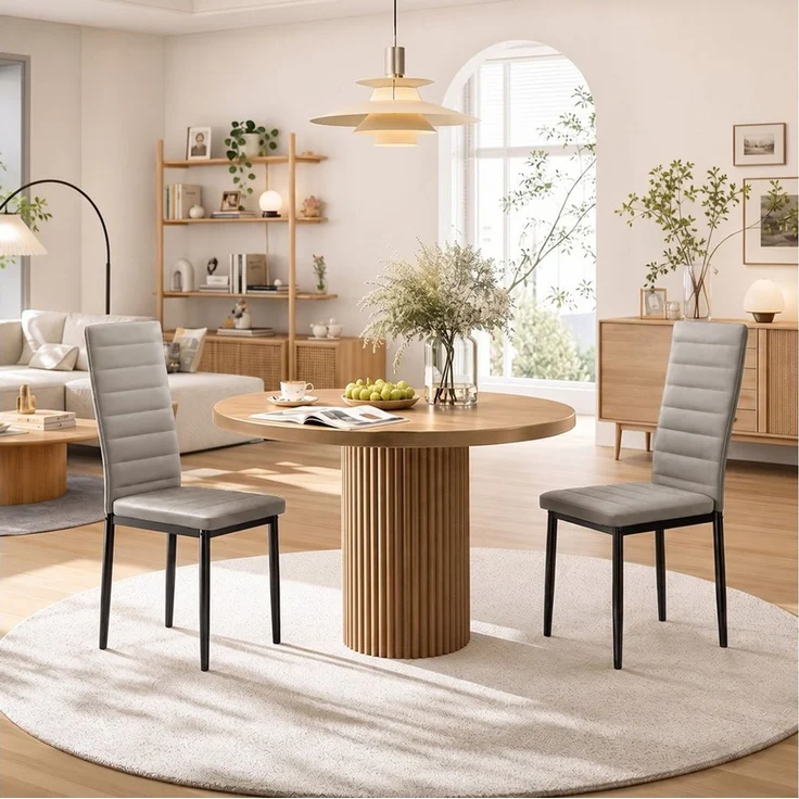 Blishom Esszimmerstuhl Esszimmerstühle 6er-Set, Küchenstuhl mit Gepolstert, 41x50x97 cm (6 St) – Bild 3
