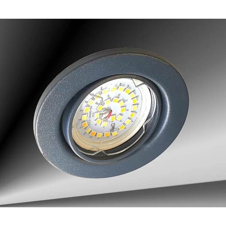TRANGO LED Einbauleuchte, 6er Set 6729-061M36K LED Einbaustrahler Anthrazit matt inkl. 6x 5 Watt CCT Farbtemperatur Steuerung 2700K-4000K-6500K LED Modul, Einbauspot, Deckenleuchte, Downlight, Deckenlampe – Bild 7