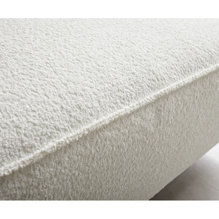 Big-Sofa Sirpio 230x95 cm Bouclé Creme-Weiß – Bild 5
