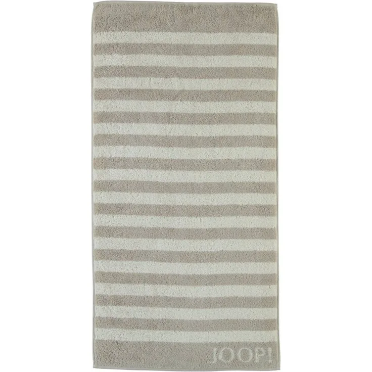 JOOP! Handtücher JOOP! Handtuch Classic Stripes 1610, 30 Sand, Baumwolle (1-St)