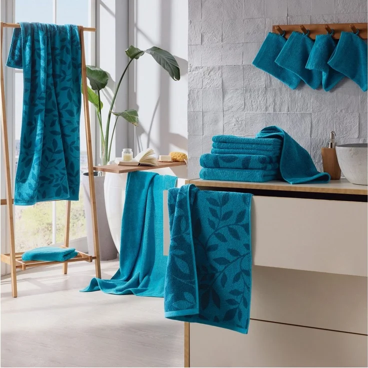Erwin Müller Handtuch Set Gästetuch "Kronau" 4er-Pack, Frottier, Walk-Frottier Uni – Bild 3