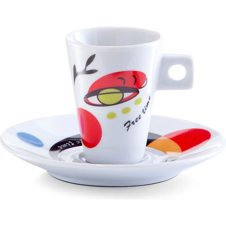 ZELLER 26505 Espresso-Set FACES, 12-tlg, Porzellan – Bild 7