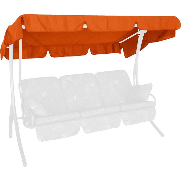 Angerer Freizeitmöbel Sonnendach für 3-Sitzer Hollywoodschaukel Swingtex terracotta, wasserabweisend, lichtbeständig, waschbar bei 30° C, 210 x 145 cm