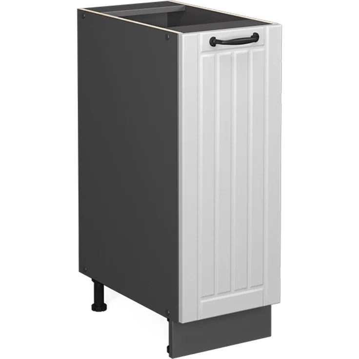 Apothekerschrank Fame-Line Weiß Landhaus 30 cm ohne Arbeitsplatte Vicco – Bild 1