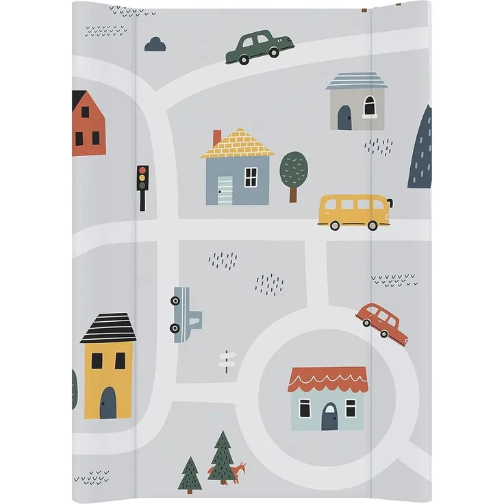 Rotho Babydesign Wickelauflage Keil (50x70 cm) Roadmap