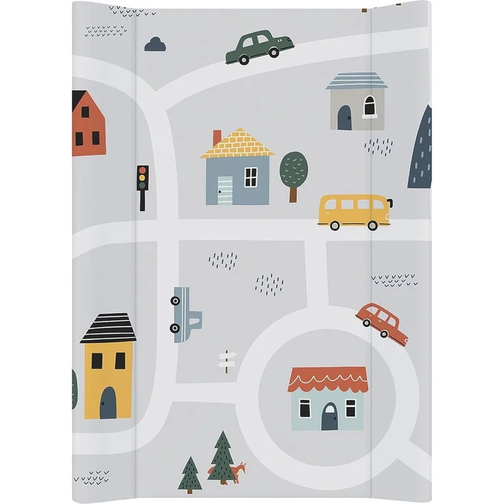 Rotho Babydesign Wickelauflage Keil (50x70 cm) Roadmap – Bild 1