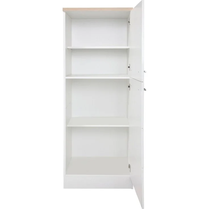 KOCHSTATION Seitenschrank KS-Wien Breite 60 cm, Höhe 165 cm, Türanschlag wechselbar – Bild 2