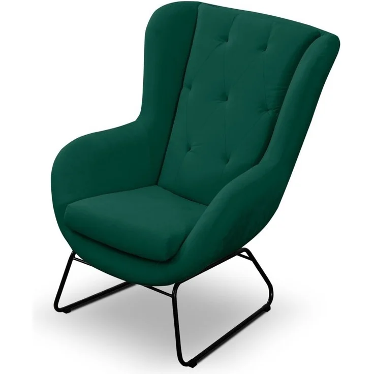 Sessel Designersessel ARTEMIS in Stoff Kronos Grün – Bild 2