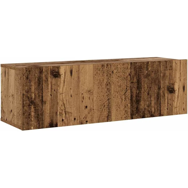 vidaXL TV-Wandschränke 3 Stk. Altholz-Optik Holzwerkstoff 3328983 – Bild 5