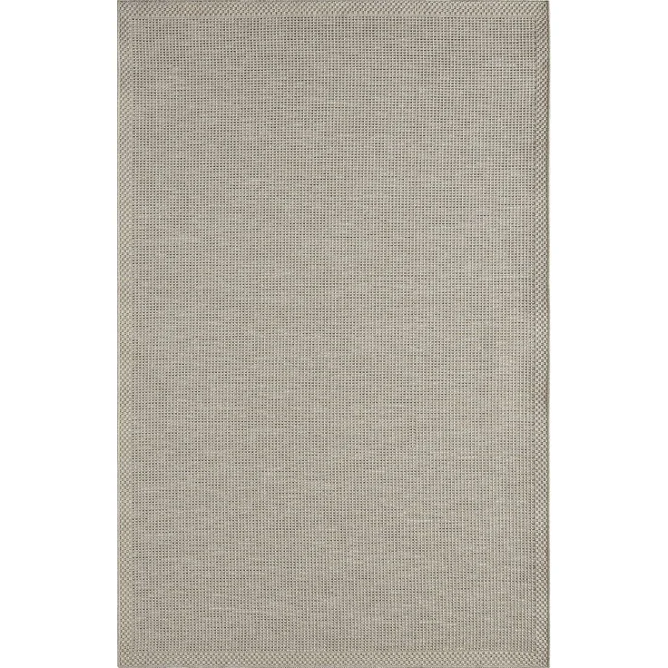 the carpet Calgary - robuster Teppich, Flachgewebe, modernes Design, ideal für Küche und Esszimmer, Vintage-Optik, Boho-Style, besonders flach, auch für den Außenbereich, Beige-Grau, 67x180 cm – Bild 2