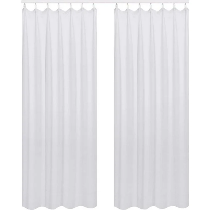 Woltu Vorhang (2 St), Kräuselband, blickdicht, Blickdicht mit Kräuselband Leichte Verdunklungsvorhänge – Bild 4