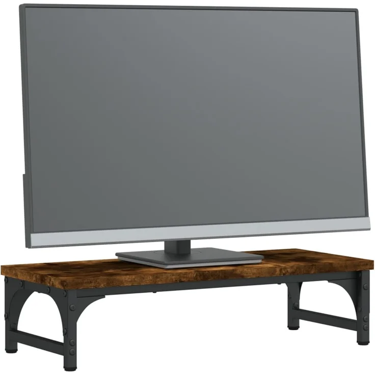 vidaXL Monitorständer Räuchereiche 55x23x14 cm Holzwerkstoff 834002 – Bild 3