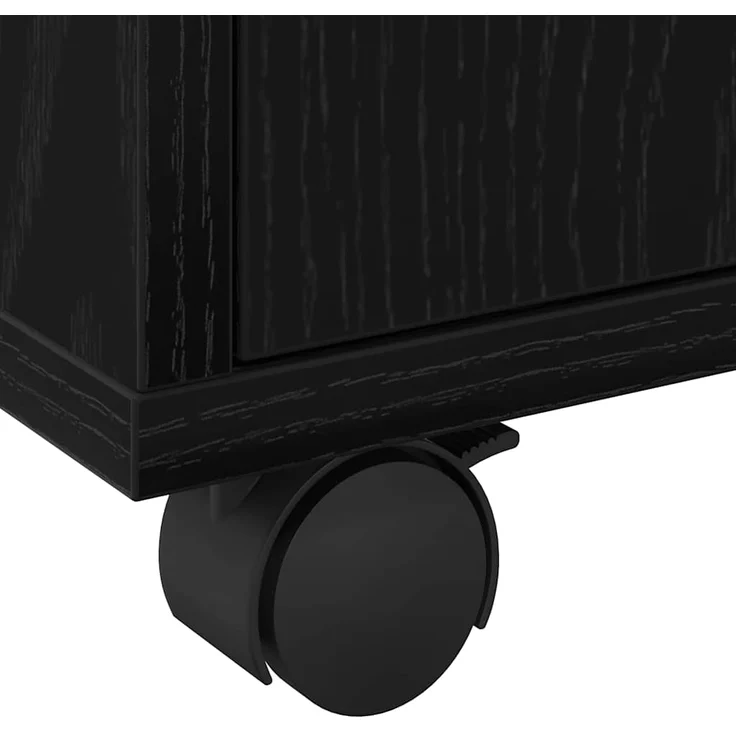 vidaXL Schrank Schwarz Eichen-Optik 55 x 40 x 82 cm 869243 – Bild 9