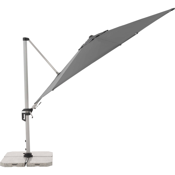Doppler Sonnenschirm / Ampelschirm "Active Pendelschirm 370", anthrazit, Ø 370 cm – Bild 6
