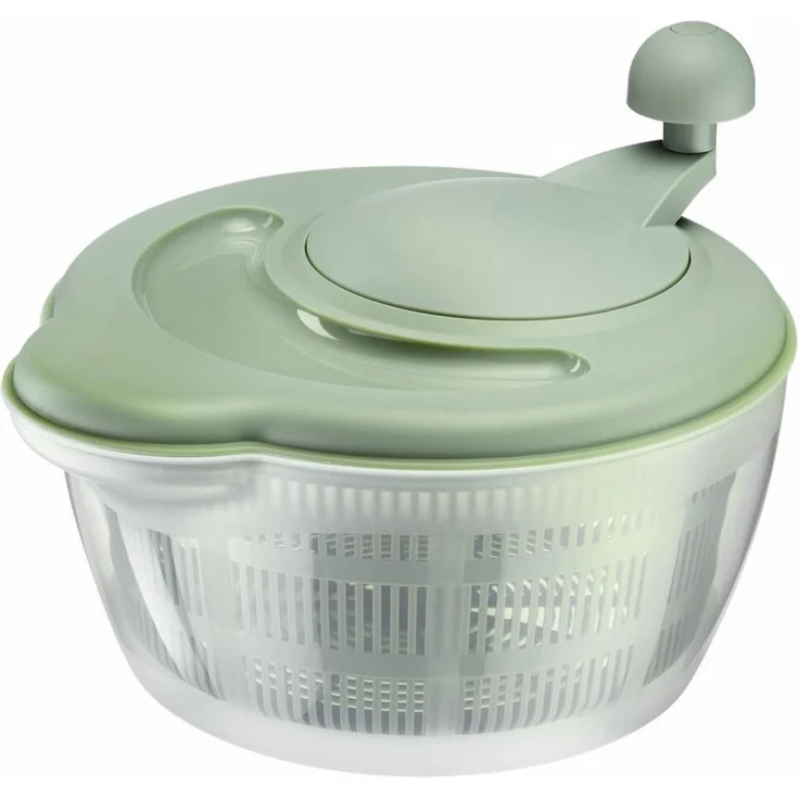 Westmark 2432224M Salatschleuder, Fassungsvermögen: 5 Liter, ø 26 cm, Kunststoff, BPA-frei, Fortuna, Mint-Grün, Standard – Bild 1