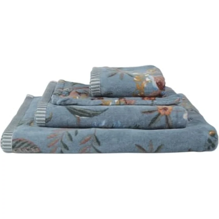 PiP Studio Waschhandschuh Secret Garden Waschhandschuh blue 16x22cm (1 Stück), Baumwolle (278607) – Bild 2