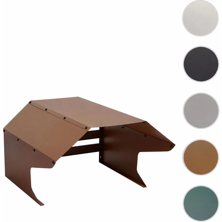 Mendler 'HWC-L43' Mähroboter Garage, Metall, 40 x 59 x 69 cm, Braun – Bild 8