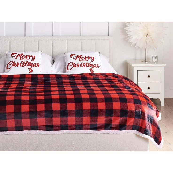 Kuscheldecke LIQUORICE 150 x 200 cm Rot – Bild 2