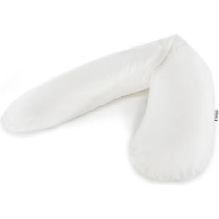 Theraline Stillkissen 190cm inkl. Bezug weiß Dinkelfüllung – Bild 1
