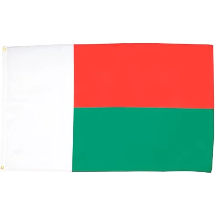 AZ FLAG - Flagge Madagaskar - 150x90 cm - Madagassisch Fahne 100% Polyester mit Messing-Ösen - 110g – Bild 1