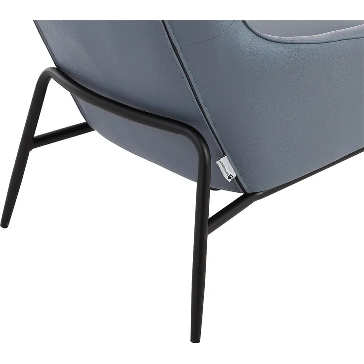 LINEA SOFA - DINNIA - Sessel mit gerader Rückenlehne - Metall - Grau - 69 x 95 x 95 cm – Bild 5