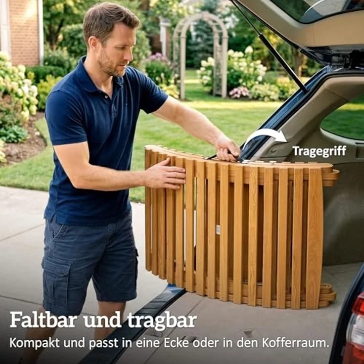 Outsunny Gartenliege Wetterfest Relaxliege mit Polsterung Kopfstütze Tragegriff, klappbarer Liegestuhl, 1 St, Sonnenliege, für Balkon, Terrasse, bis 120 kg belastbar, Beige, 183 x 54 x 63 cm – Bild 6