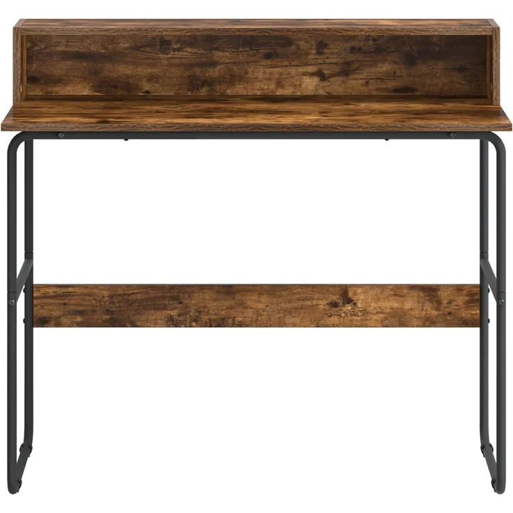 vidaXL Schreibtisch mit Stauraum Räuchereiche 100 x 50 x 91 cm 8008028 – Bild 3