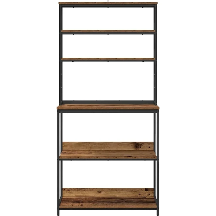 vidaXL Küchenregal Altholz 80 x 40 x 168 cm Holzwerkstoff 883890 – Bild 5