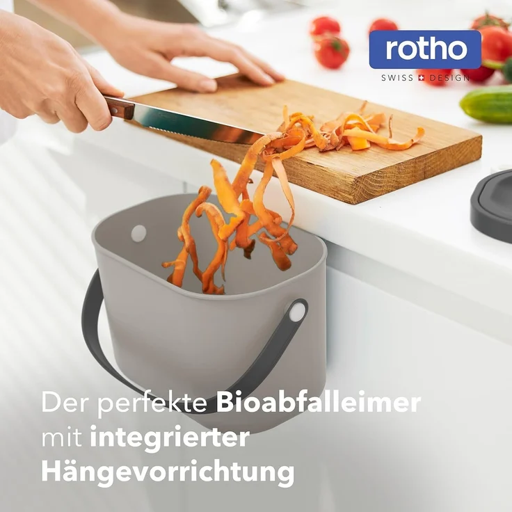 Rotho Mülltrennungssystem 3,2 L Albula cappuccino – Bild 3