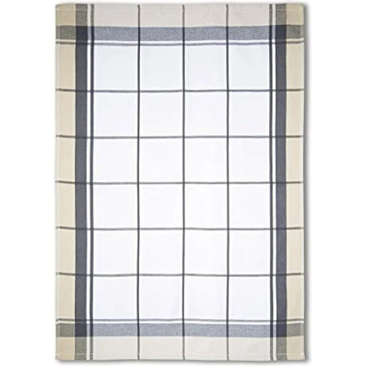 Dyckhoff Geschirrtuch KARO, Maße je Tuch ca. 50x70 cm, aus 100% Baumwolle, (Set, 3-tlg), mit drei verschiedenen Motiven – Bild 2