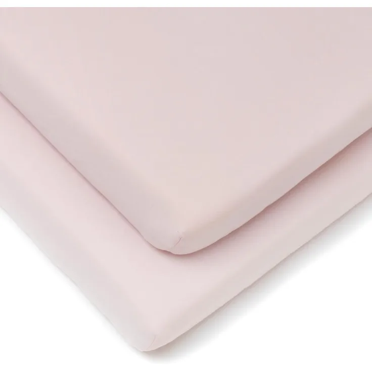 Clair de Lune-Bettlaken Rosa, 2 Stück 70x140 cm
