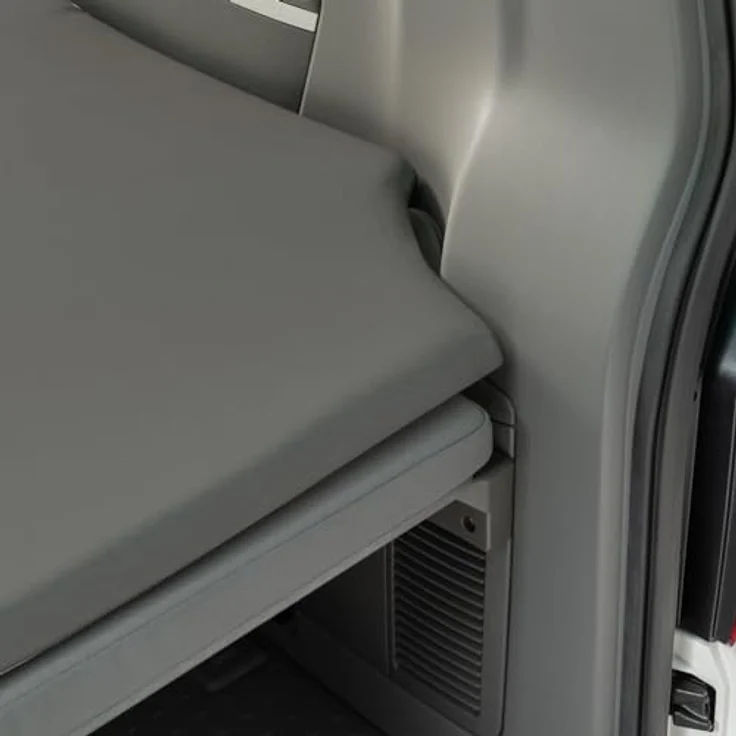 BLACK FOREST FOX Spannbettlaken Spannbettlaken VW Ocean T6.1/T6/T5 California Faltbett OEKO-TEX®, Baumwolle, Gummizug: rundum, Grau – Bild 8