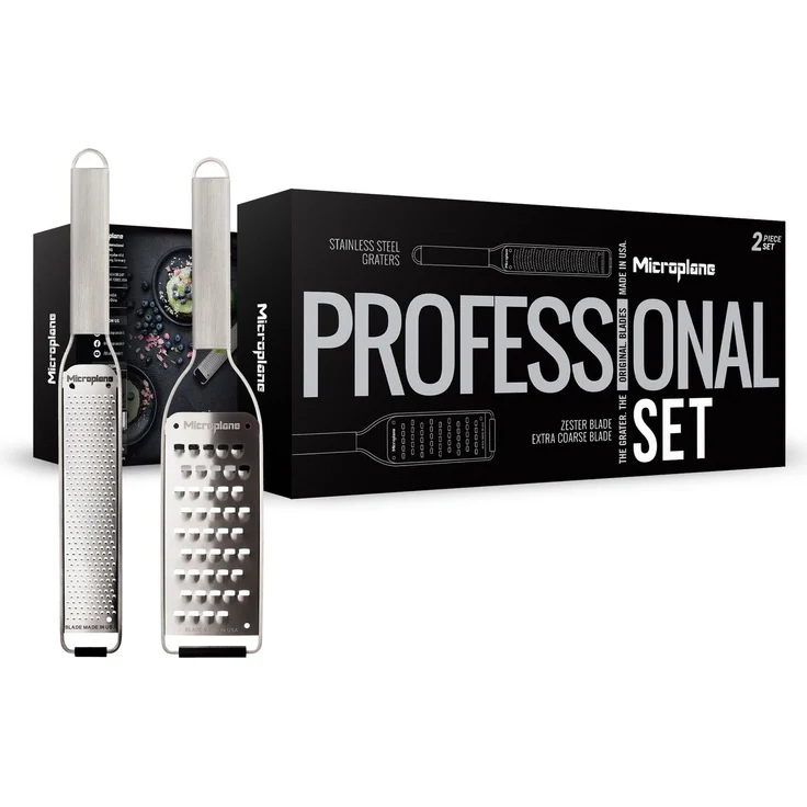 Microplane Set Professional Zester + sehr grobe Reibe 36181 – Bild 1