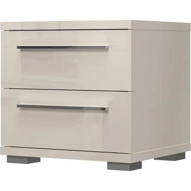 OTTO home Nachtkommode Piano, Nachttisch aus FSC-zertifiziertem Holzwerkstoff, Made in Europe (45/40/43 oder 61cm (B/T/H), ideal passend zum Boxspringbett), UV lackiert, hochglänzend, Soft-Close Funktion, 2 oder 3 Schubladen – Bild 4