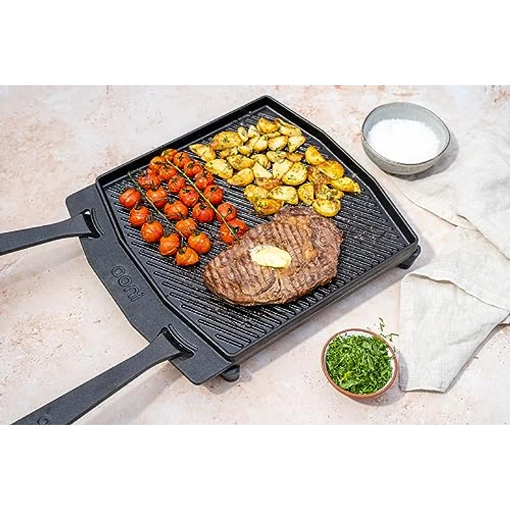 Ooni doppelseitige Grillpfanne aus Gusseisen – Bild 9