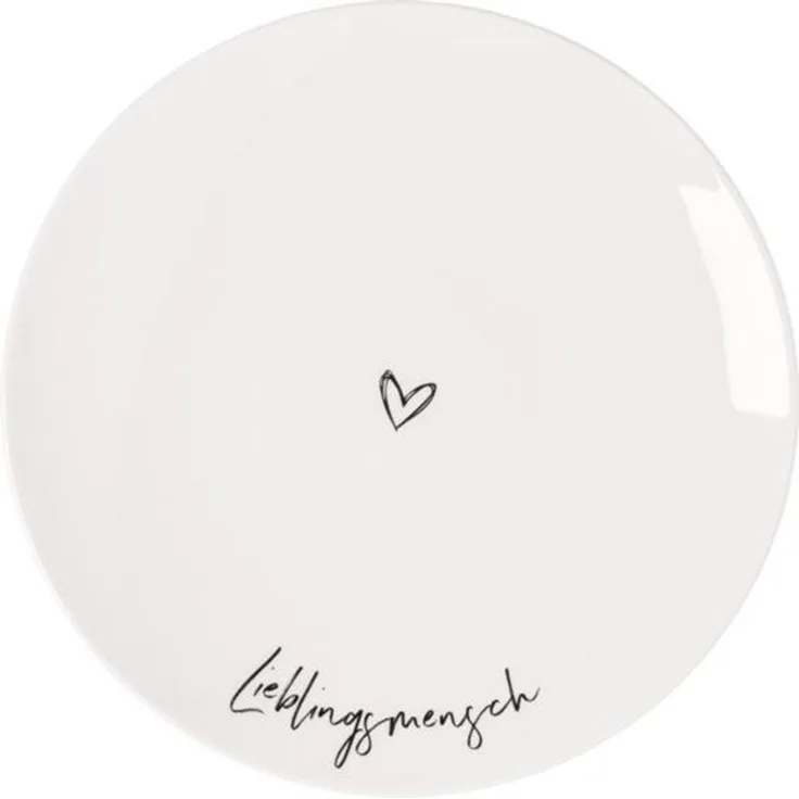 Villeroy & Boch Statement Frühstücksteller Lieblingsmensch ø 21,2 cm