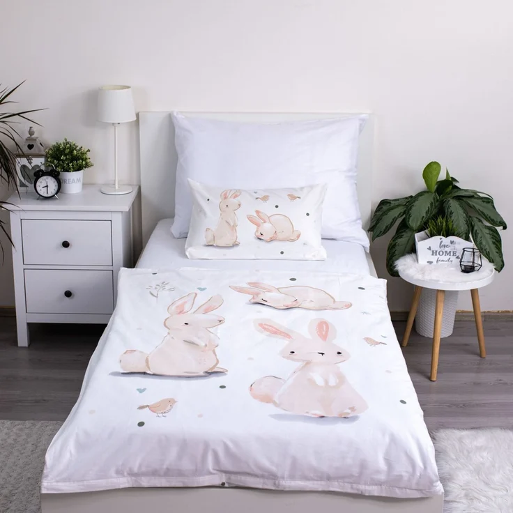 Kinderbettwäsche aus Baumwolle – Bettbezug 100x135 cm & Kissenbezug 40x60 cm – Bild 2