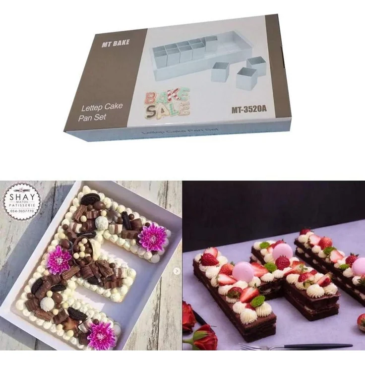 Backform Zahlen Buchstaben Kuchenform Set DIY Hochzeit Geburtstag – Bild 7