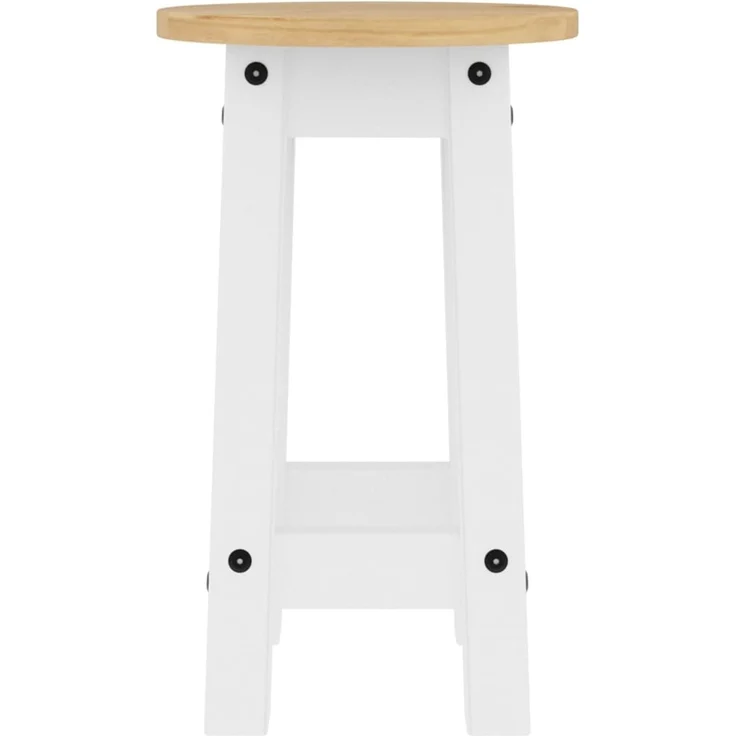 vidaXL 3-tlg. Bar-Set Weiß Massivholz Kiefer 4005698 – Bild 12