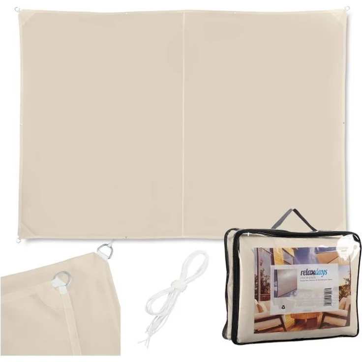 Relaxdays Sonnensegel Polyester – Bild 1