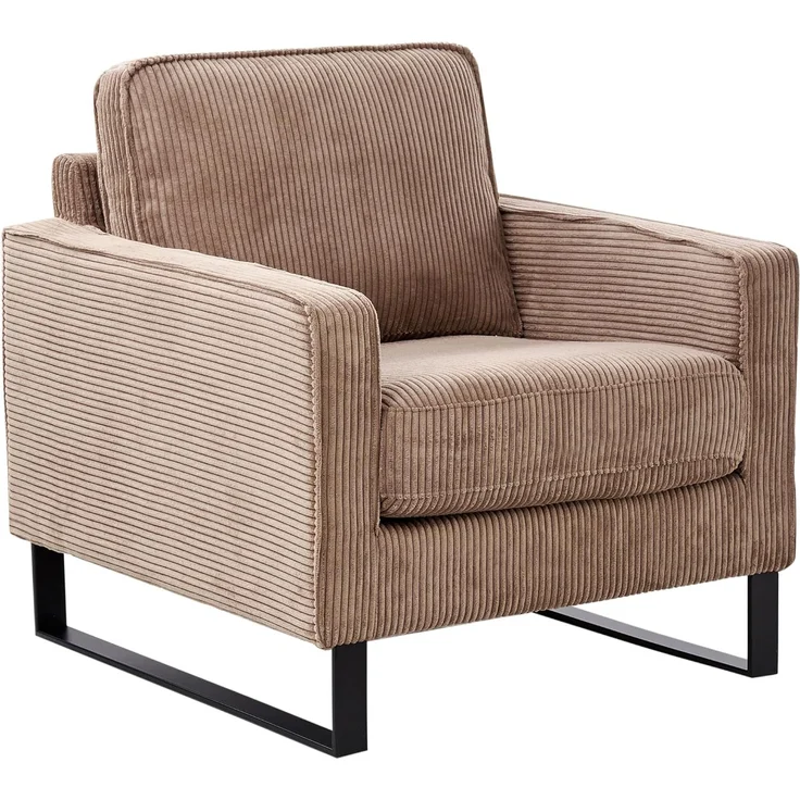 Sessel VIND Cord Beige – Bild 1