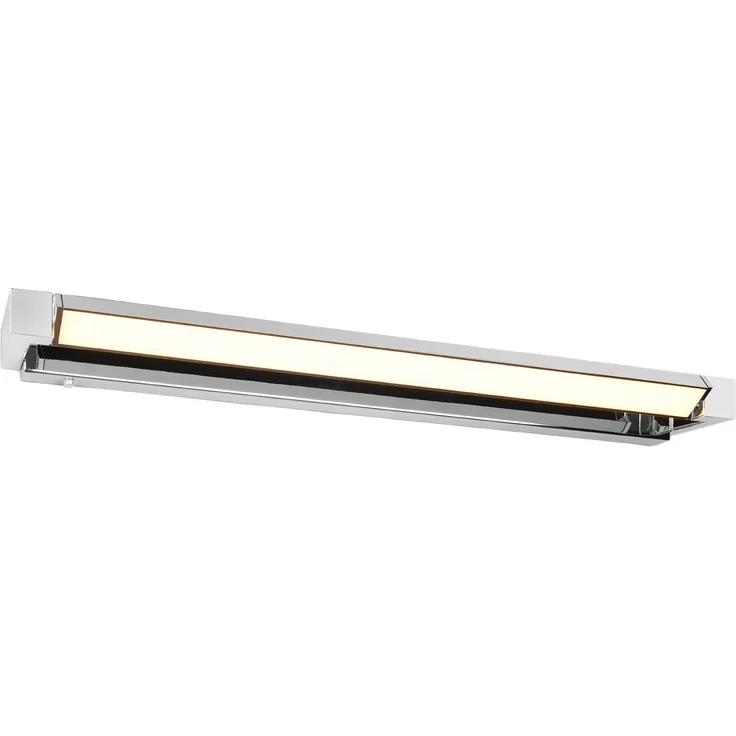 Dimmbare LED Bad Spiegelleuchte FABRIZIO schwenkbar, Chrom Breite 80cm – Bild 2