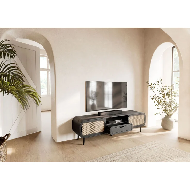 TV-Board Mango 180x40x50 dunkelgrau lackiert VALENCIA #222 – Bild 3