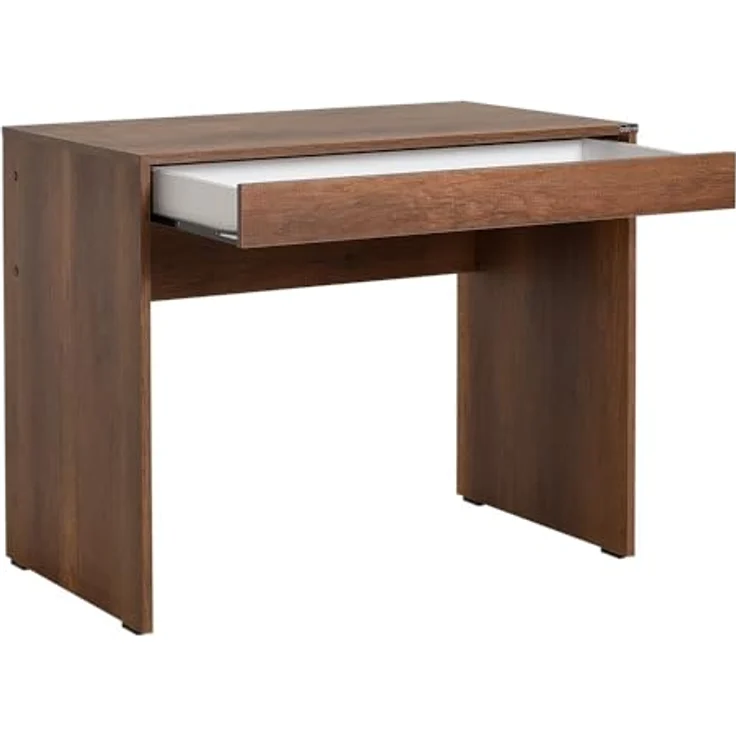 Stylish Study Desk, Oslo & Walnut, 90 x 75 x 55 cm | 100% Melamine Coated Particle Board, 16 mm Thickness | Ideal for Modern Home Office & Study – Bild 6