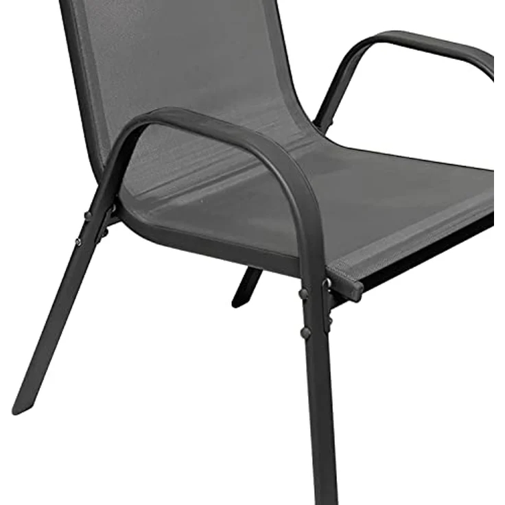 Gartengarnitur Sitzgarnitur 5-teilig L125xB70cm Non-Wood Anthrazit – Bild 5