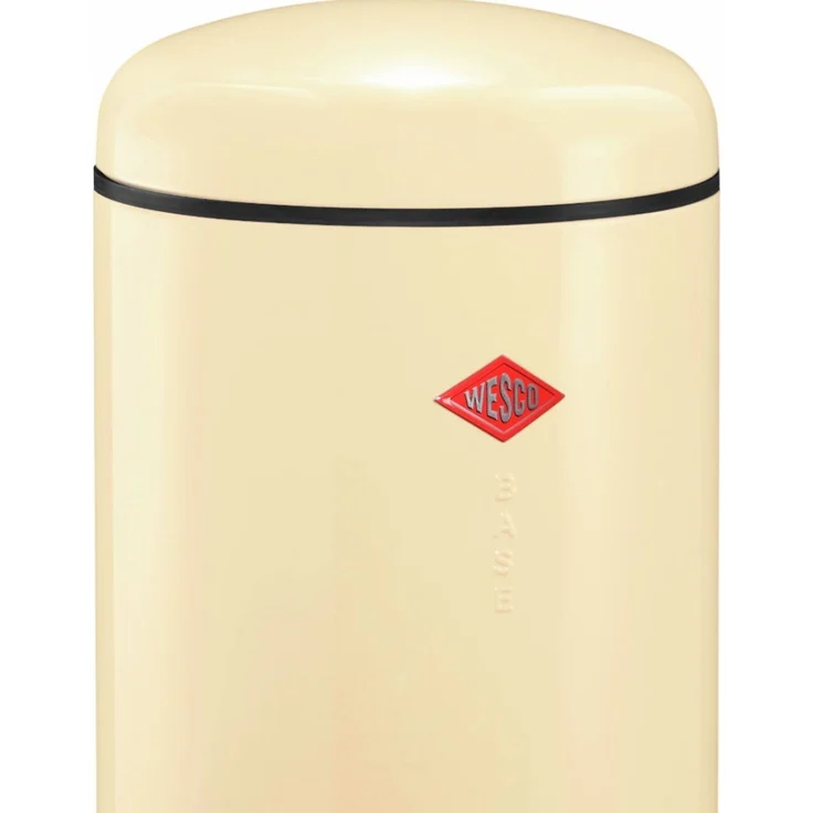 WESCO 'Baseboy 20' Abfalleimer mit 20 Liter Abfallvolumen und Fußtritt, MANDEL, 63,5 x 36,2 x 36,2 cm – Bild 3